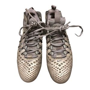 Nike Hurache Lacrosse Cleats. Gray. Size 7.